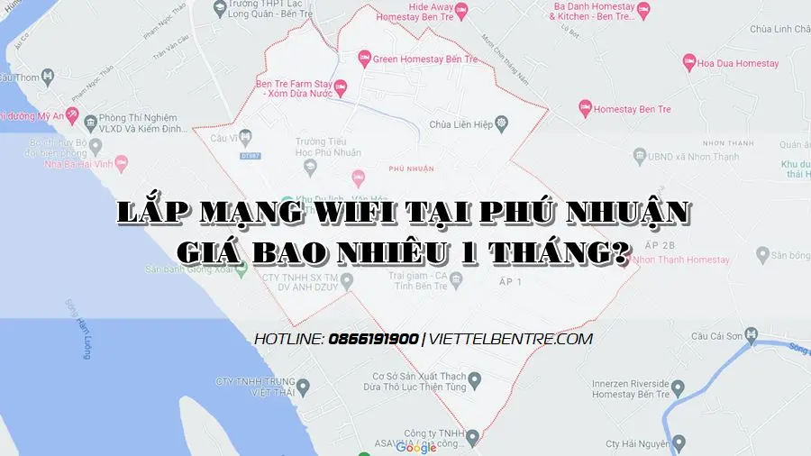 Lắp mạng Internet ở Phú Nhuận, Bến Tre – Bao nhiêu tiền 1 tháng?